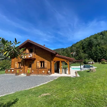 Gite Chalet Avec Bain Nordique Et Piscine 11 Pers Hautes Vosges Plainfaing Exterior photo