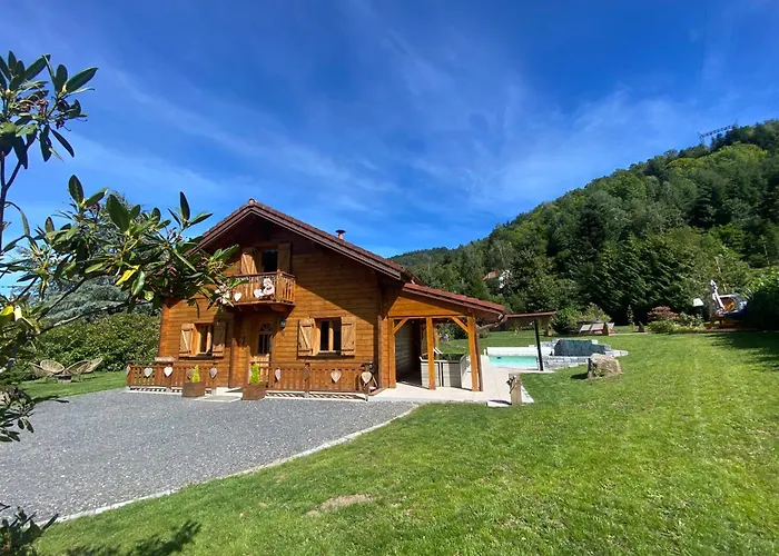 Gite Chalet Avec Bain Nordique Et Piscine 11 Pers Hautes Vosges
