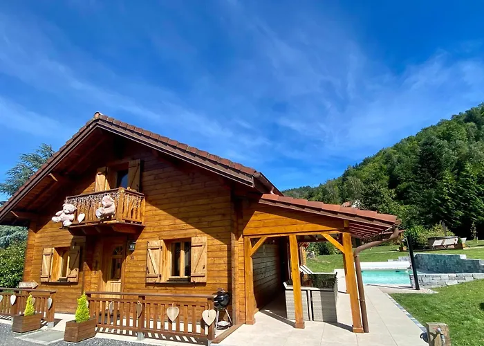Gite Chalet Avec Bain Nordique Et Piscine 11 Pers Hautes Vosges