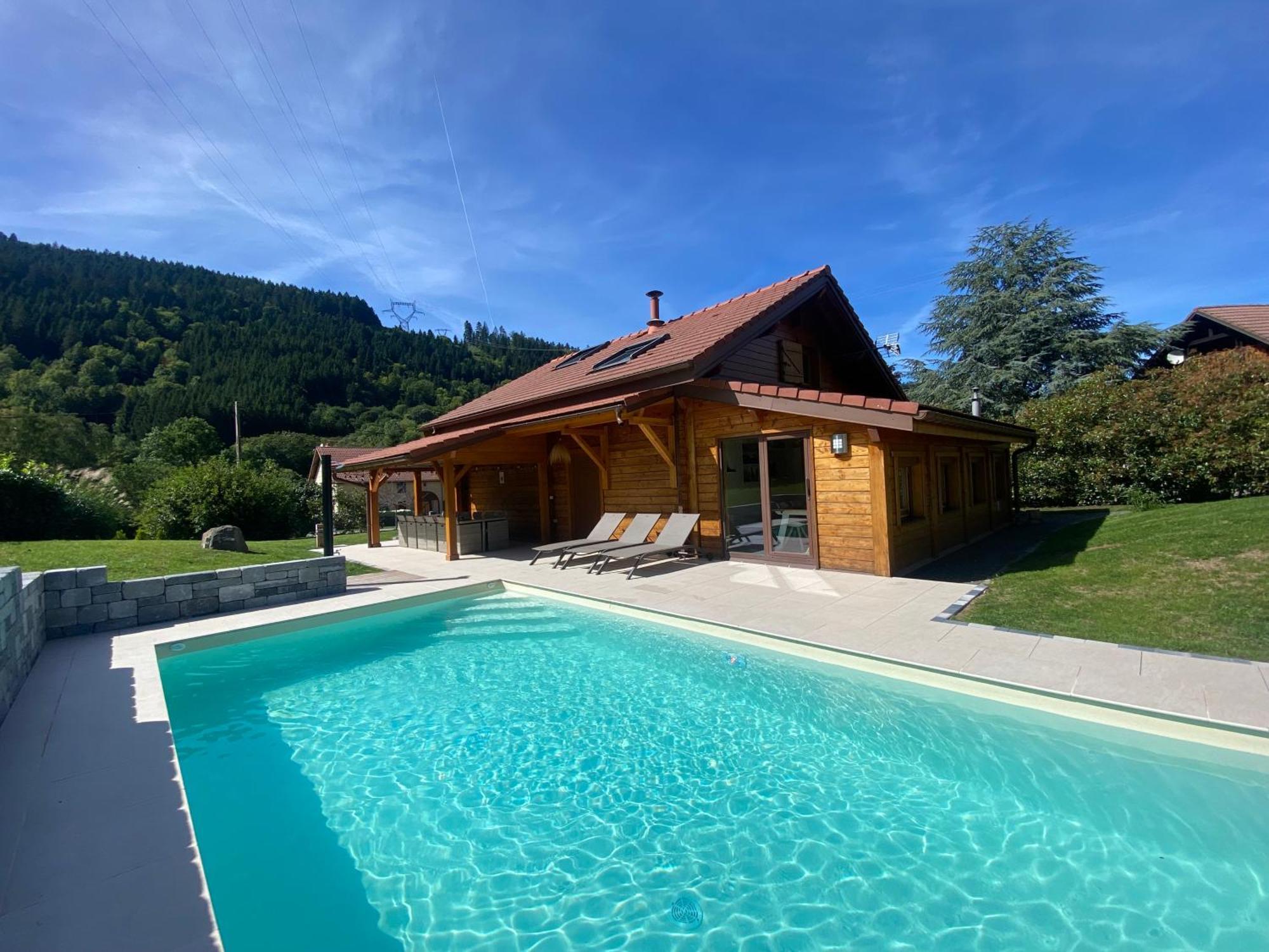 Avec Bain Nordique Et Piscine 11 Pers Hautes Vosges Chalet Plainfaing